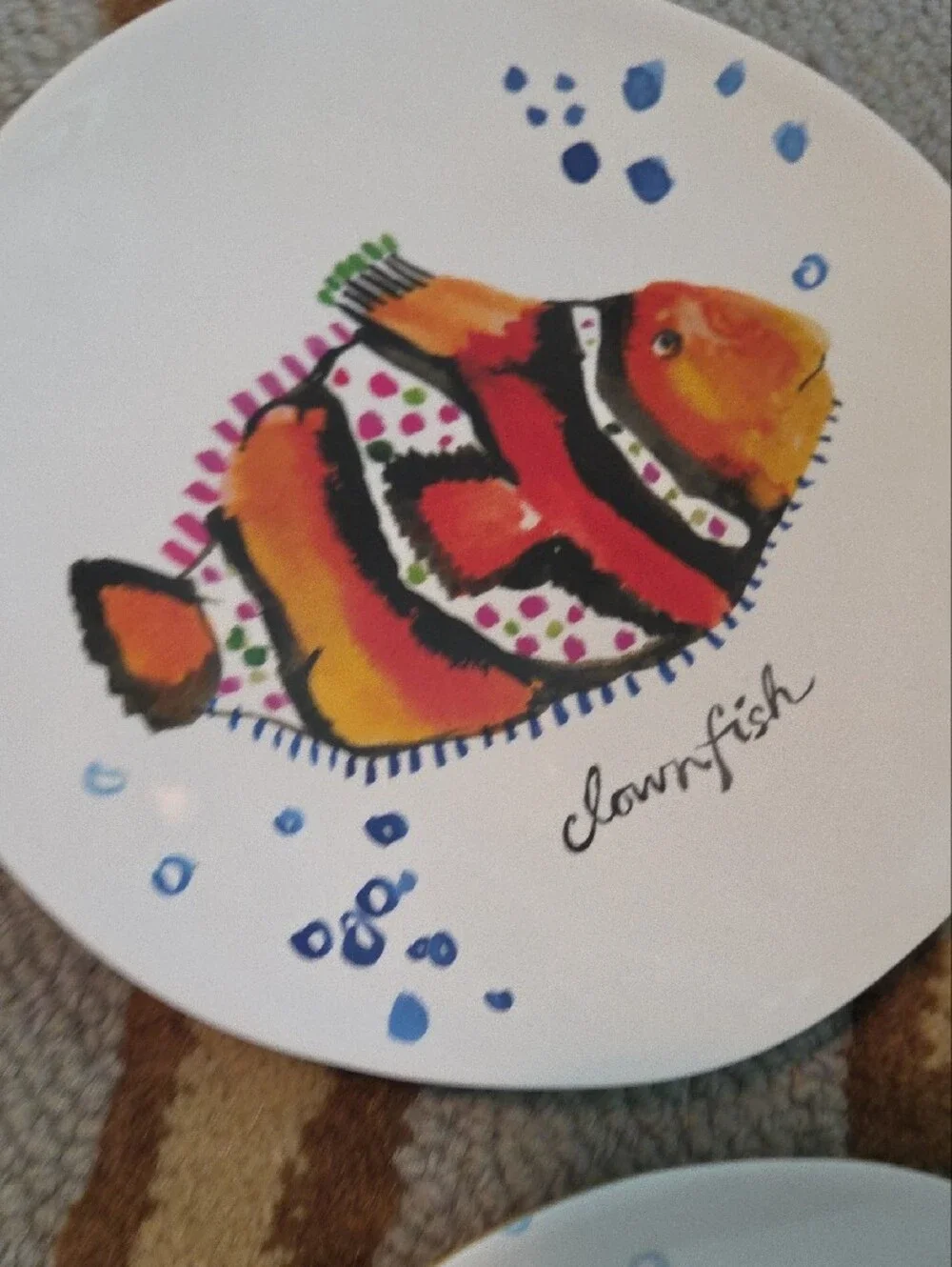 Pier 1 Set Of 4 Melamine 9 Inxh Plates